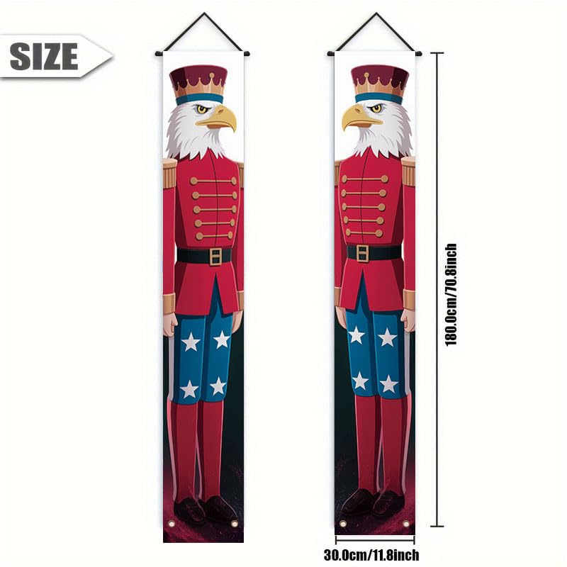 door banner suitable for Christmas and New Year's Day is suitable for daily holidays such as Christmas, New Year, and Independence, and can be used both indoors and outdoors (set of two pieces). Porch banners, hanging banners, party decorations, party sup