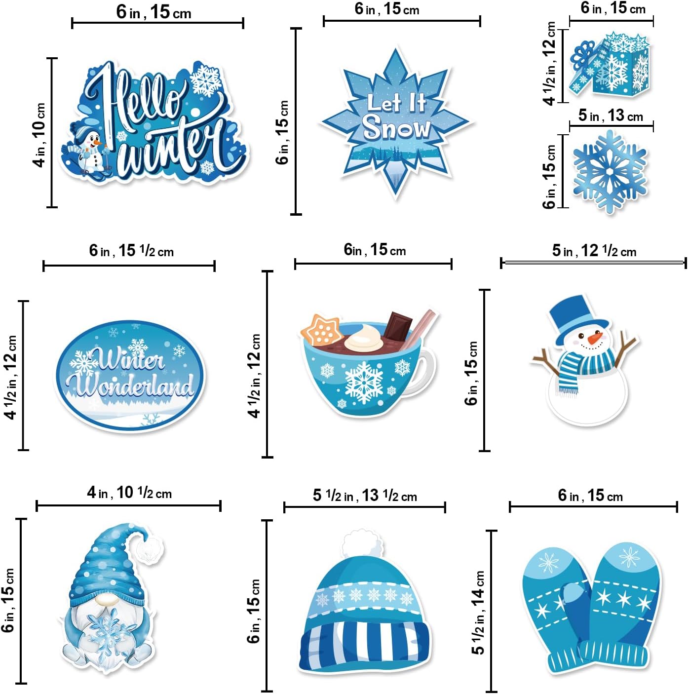 40 Pcs Winter Party Decorations, NO-DIY Winter Wonderland Party Decorations Hanging Swirls, Christmas Holiday Decorations Whirls Glitter Foil Ceiling Swirls Streams