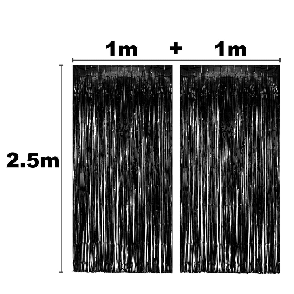 Silver Snowflake Fringe Curtain - GREATRIL Winter Onederland Streamers Backdrop with Sparkling Snowflake for Christmas Birthdays Party Decoration -3.2ft x 6.5ft - 2 Pack