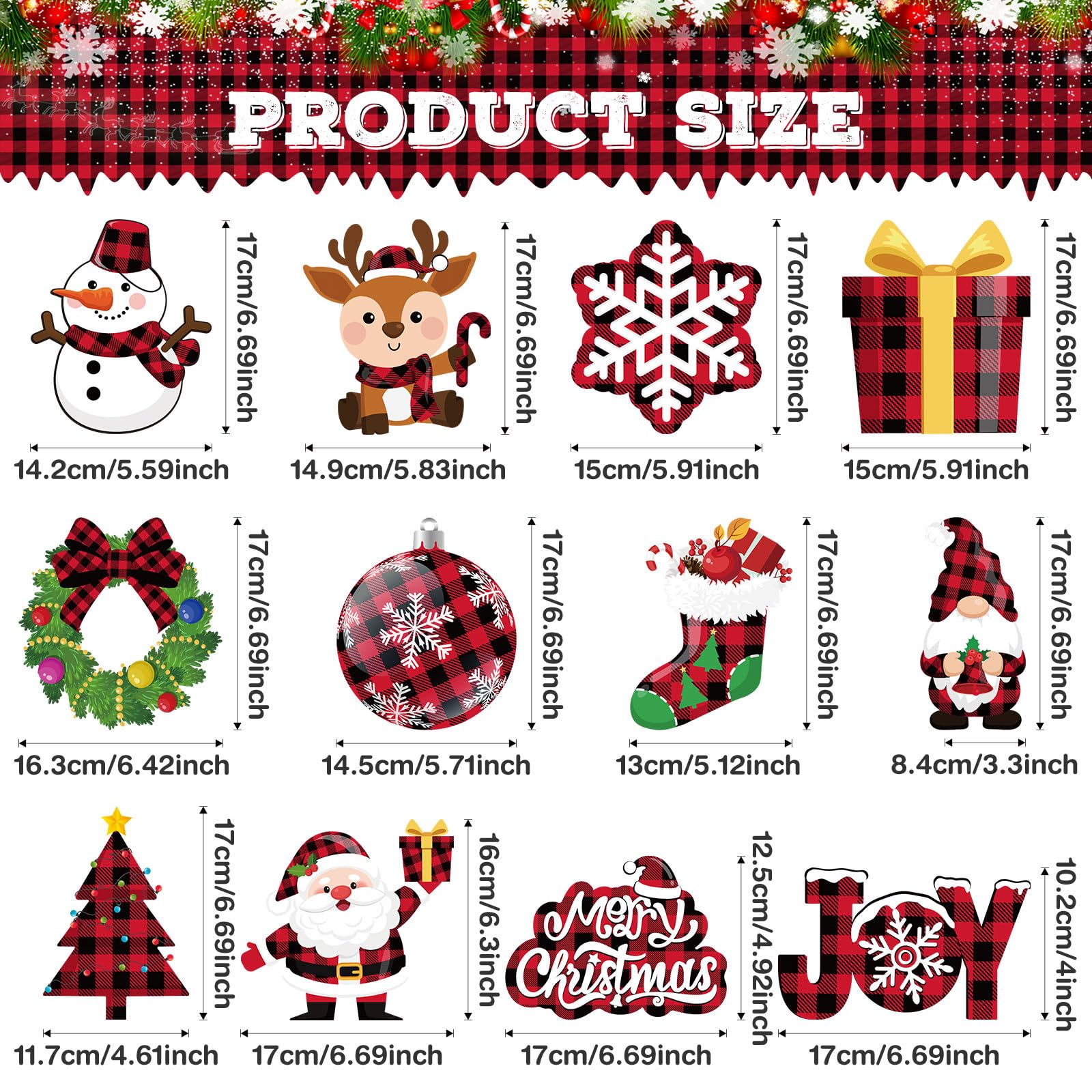 Sumind 30 Pcs Christmas Swirl Ceiling Hanging Decorations Set Xmas Holiday Snowman Elk Sign Hanging Foil Christmas Indoor Decorations for Ceiling Xmas Holiday Party Decor(Red, Black)