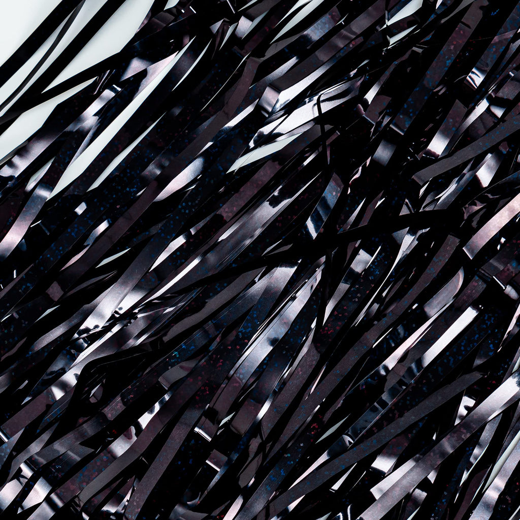 Silver Snowflake Fringe Curtain - GREATRIL Winter Onederland Streamers Backdrop with Sparkling Snowflake for Christmas Birthdays Party Decoration -3.2ft x 6.5ft - 2 Pack