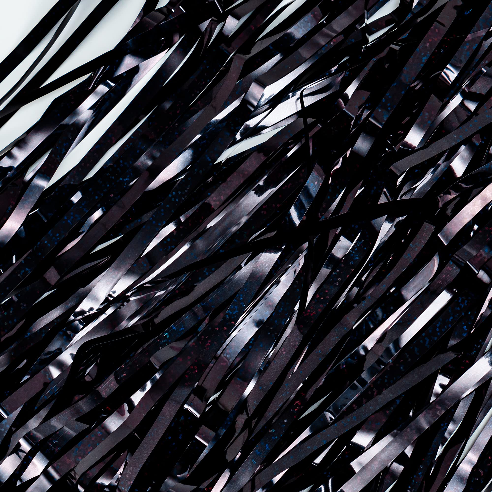 Silver Snowflake Fringe Curtain - GREATRIL Winter Onederland Streamers Backdrop with Sparkling Snowflake for Christmas Birthdays Party Decoration -3.2ft x 6.5ft - 2 Pack