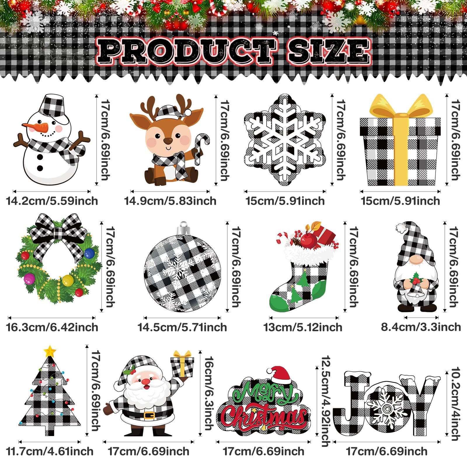 Sumind 30 Pcs Christmas Swirl Ceiling Hanging Decorations Set Xmas Holiday Snowman Elk Sign Hanging Foil Christmas Indoor Decorations for Ceiling Xmas Holiday Party Decor(Red, Black)