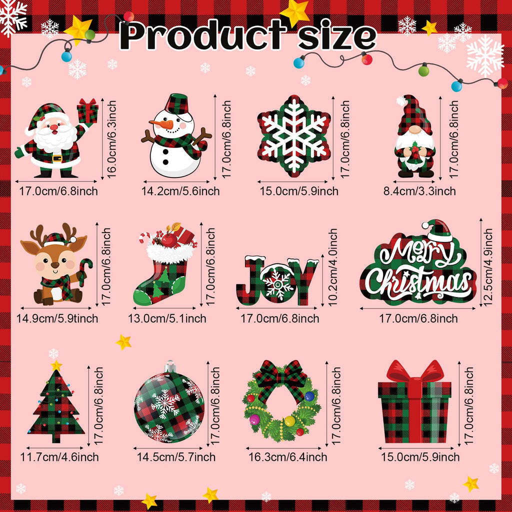 Sumind 30 Pcs Christmas Swirl Ceiling Hanging Decorations Set Xmas Holiday Snowman Elk Sign Hanging Foil Christmas Indoor Decorations for Ceiling Xmas Holiday Party Decor(Red, Black)