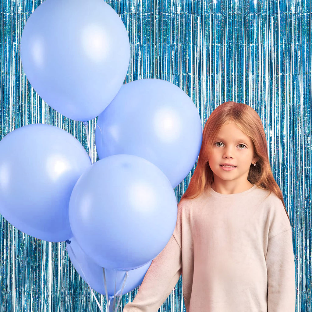 Silver Snowflake Fringe Curtain - GREATRIL Winter Onederland Streamers Backdrop with Sparkling Snowflake for Christmas Birthdays Party Decoration -3.2ft x 6.5ft - 2 Pack