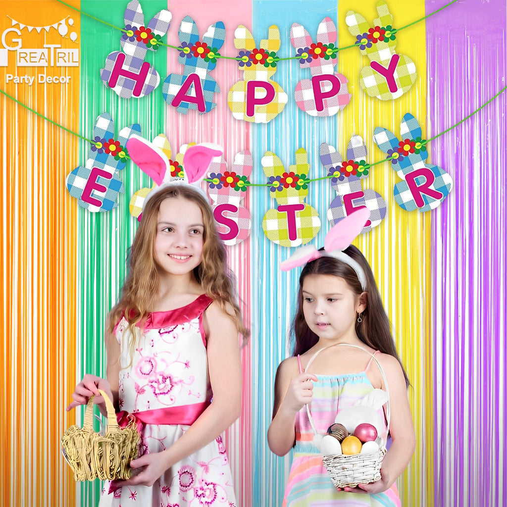 Silver Snowflake Fringe Curtain - GREATRIL Winter Onederland Streamers Backdrop with Sparkling Snowflake for Christmas Birthdays Party Decoration -3.2ft x 6.5ft - 2 Pack