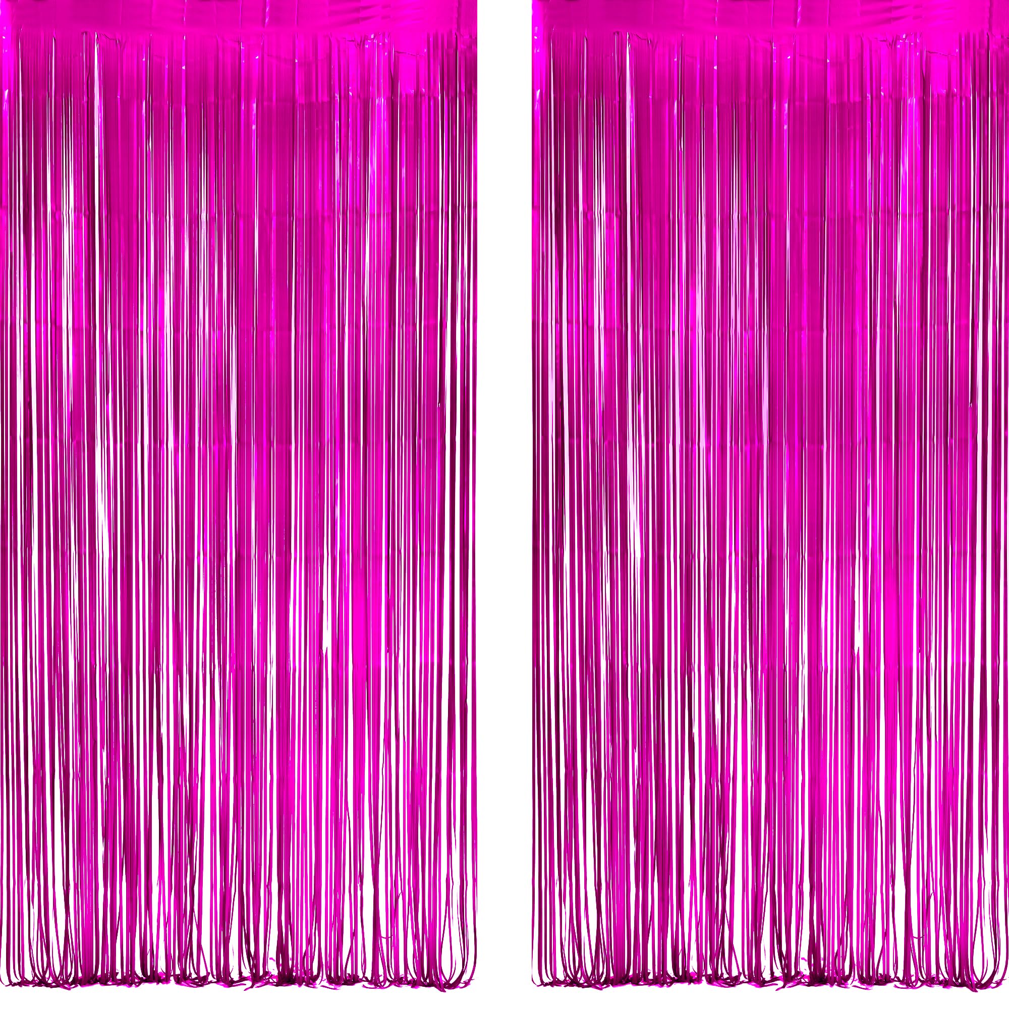 Silver Snowflake Fringe Curtain - GREATRIL Winter Onederland Streamers Backdrop with Sparkling Snowflake for Christmas Birthdays Party Decoration -3.2ft x 6.5ft - 2 Pack