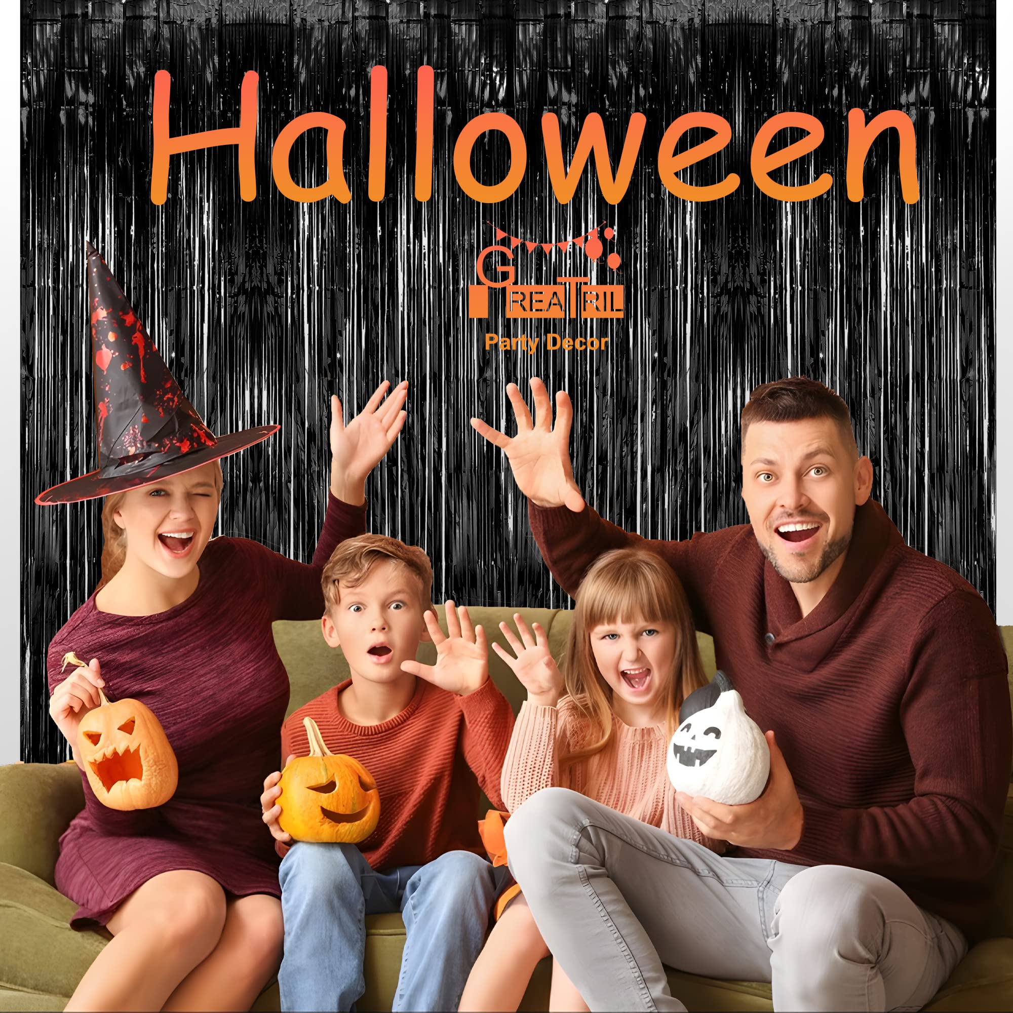 Silver Snowflake Fringe Curtain - GREATRIL Winter Onederland Streamers Backdrop with Sparkling Snowflake for Christmas Birthdays Party Decoration -3.2ft x 6.5ft - 2 Pack