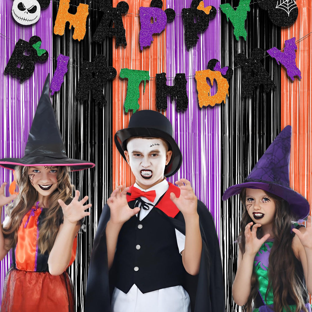 Silver Snowflake Fringe Curtain - GREATRIL Winter Onederland Streamers Backdrop with Sparkling Snowflake for Christmas Birthdays Party Decoration -3.2ft x 6.5ft - 2 Pack